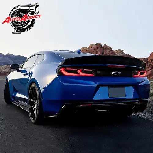 2016-18 Camaro Velox Sequential LED Taillights Gloss BLK/Red