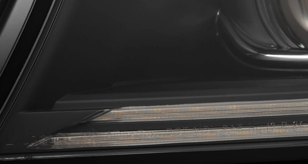 2015-23 Dodge Charger LUXX-Series LED Projector Headlights Black