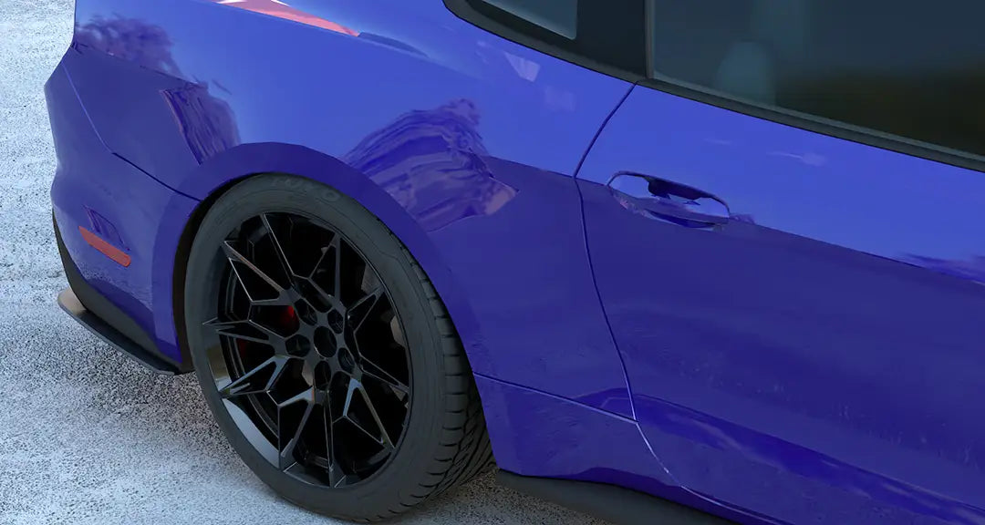 Divisores basculantes traseros de aluminio S550 Mustang EMP 2015-23