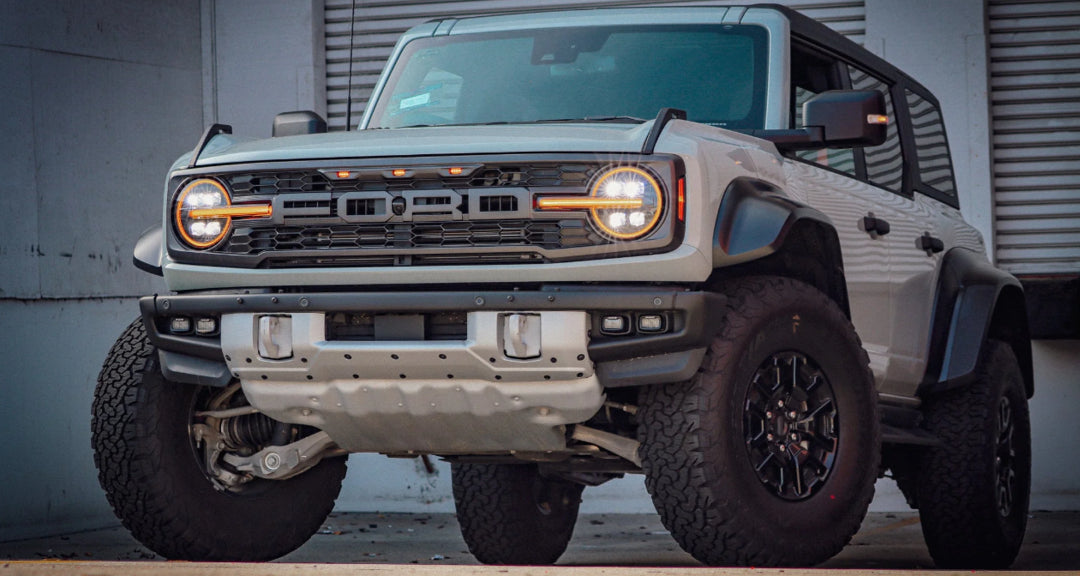 21-25 Ford Bronco / 22-25 Ford Bronco Raptor NOVA-Series LED Projector Headlights Alpha-black