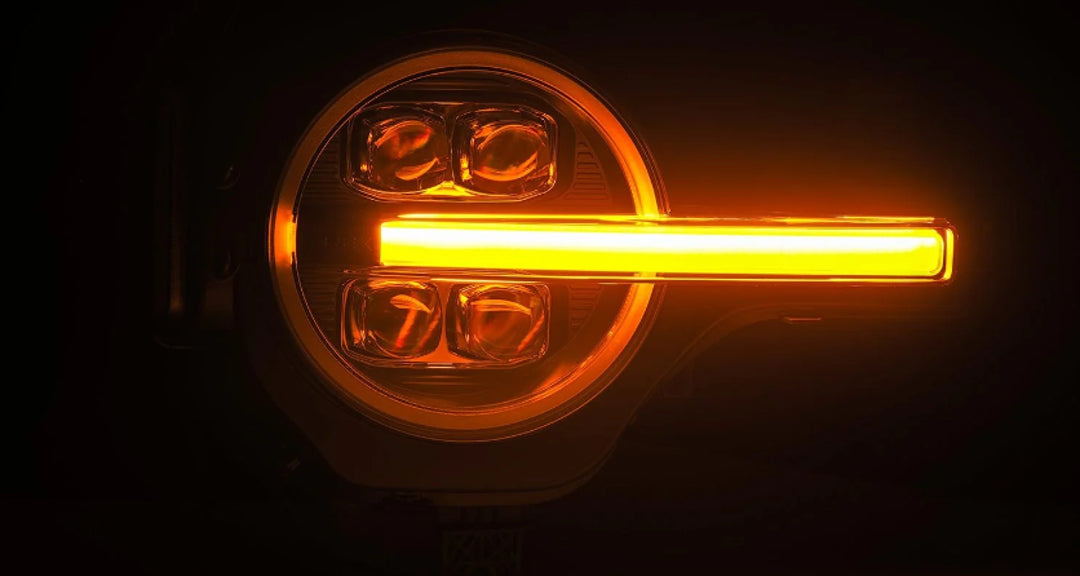 21-25 Ford Bronco / 22-25 Bronco Raptor NOVA-Series LED Projector Headlights Black