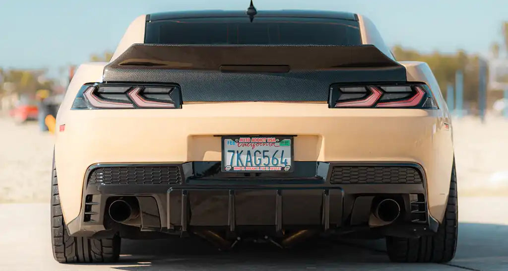 2014 15 Camaro EVO Quad or Single Tips Rear Diffuser EMP.Parts