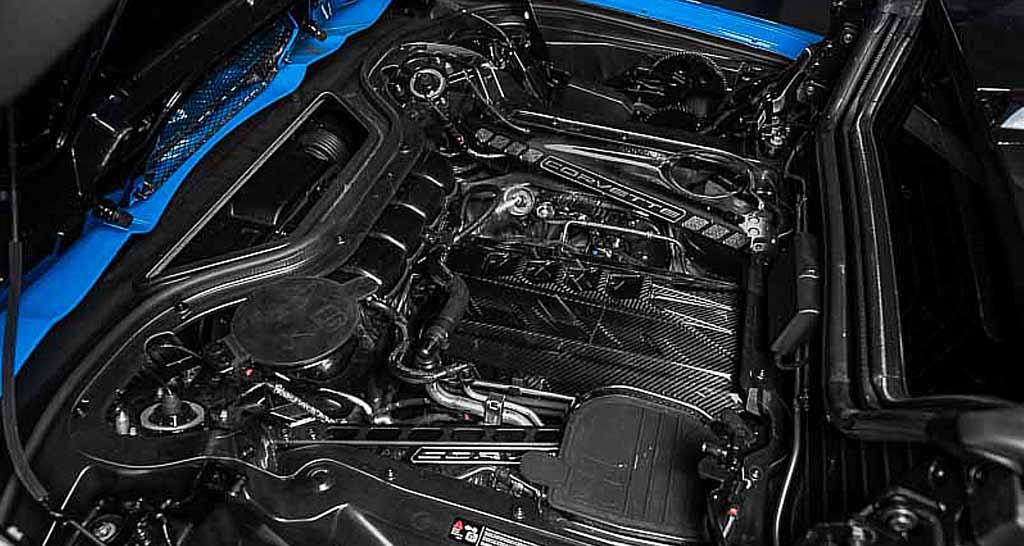 C8 Corvette Convertible Clear Engine Bay Cover