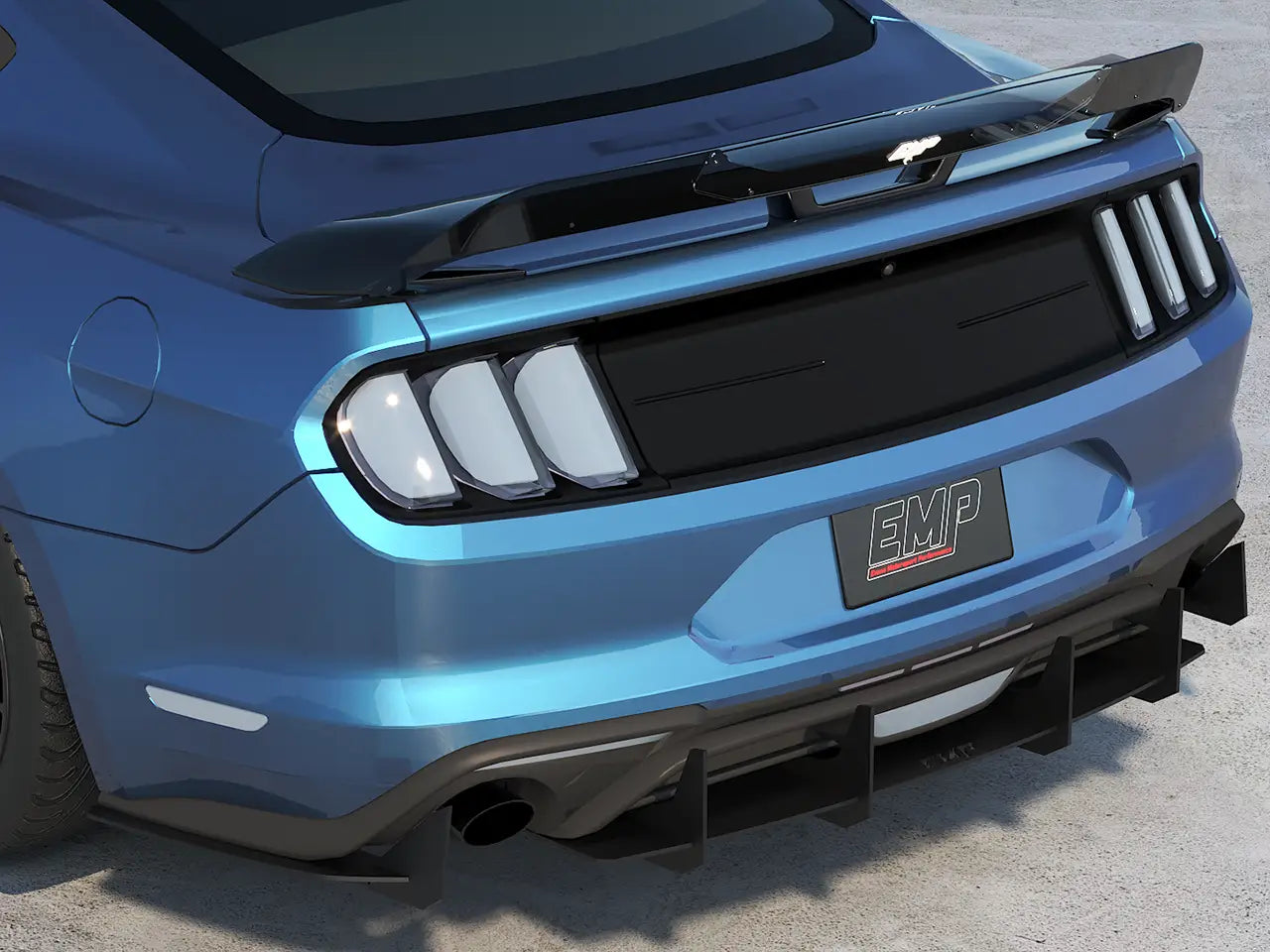 2015-23 S550 Mustang EMP Rear Diffuser V2