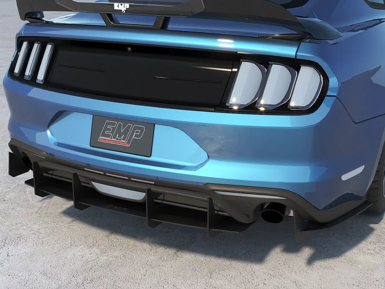 2015-23 S550 Mustang EMP Rear Diffuser V2