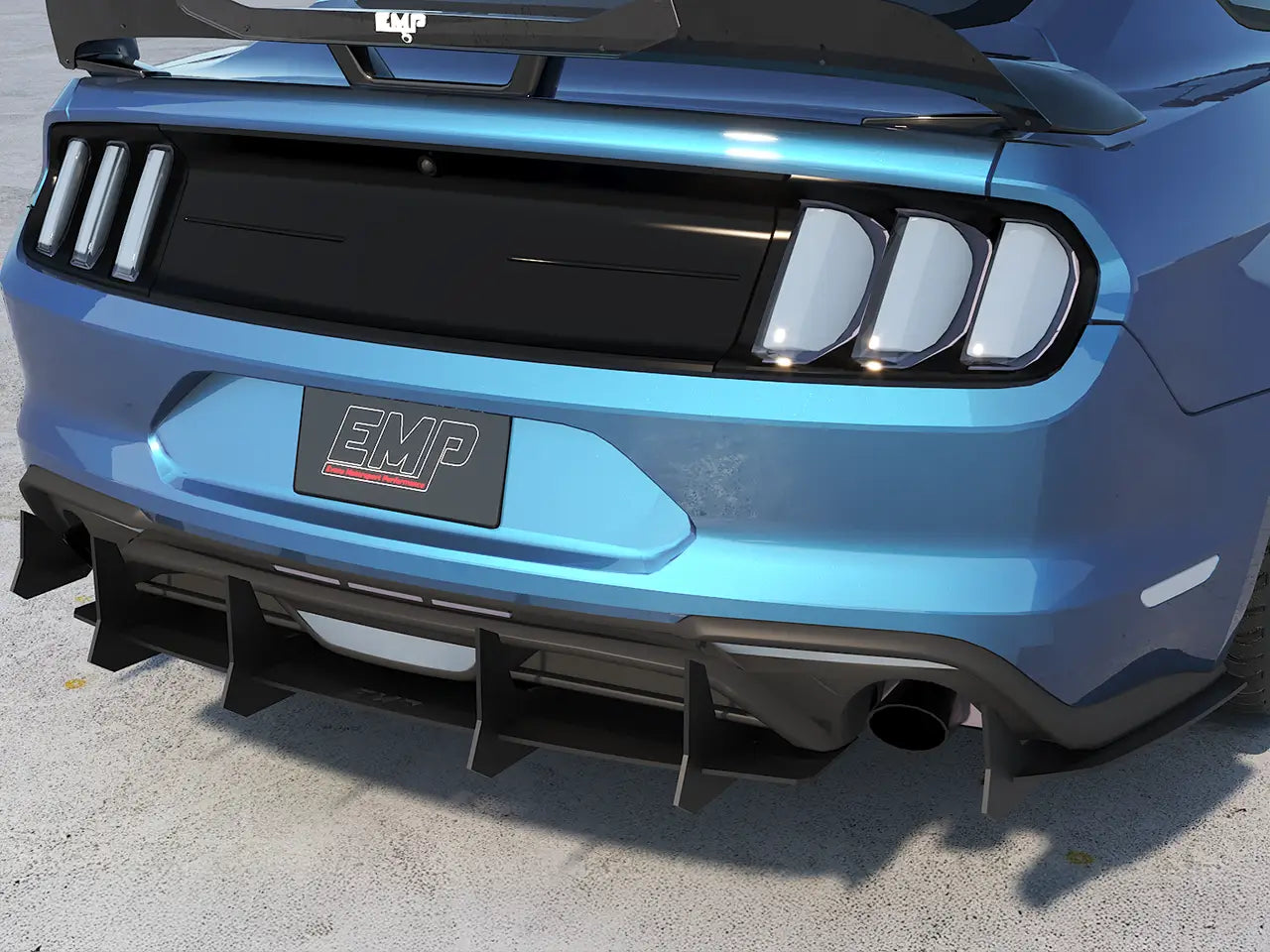 2015-23 S550 Mustang EMP Rear Diffuser V3