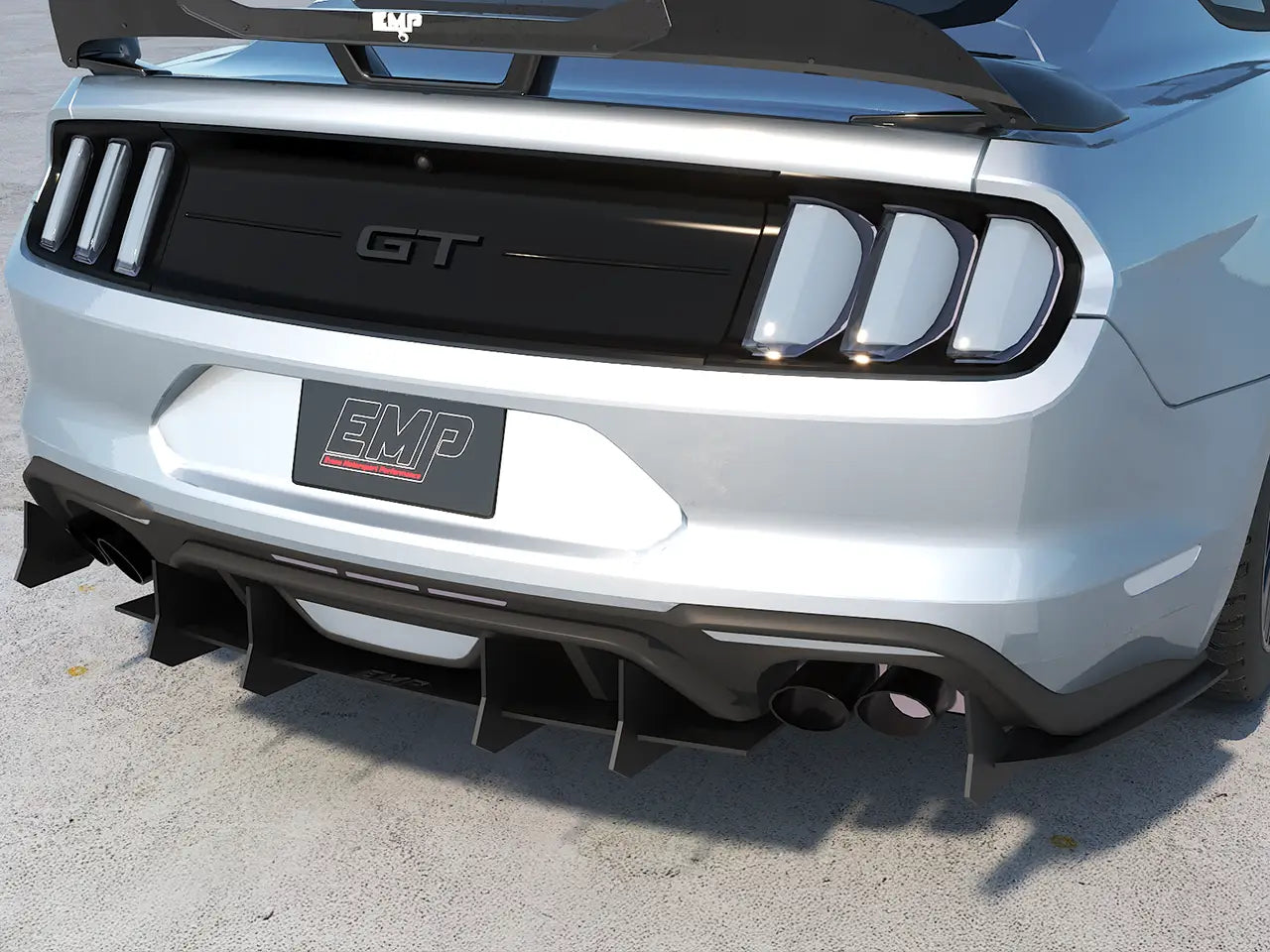 2015-23 S550 Mustang EMP Rear Diffuser V3