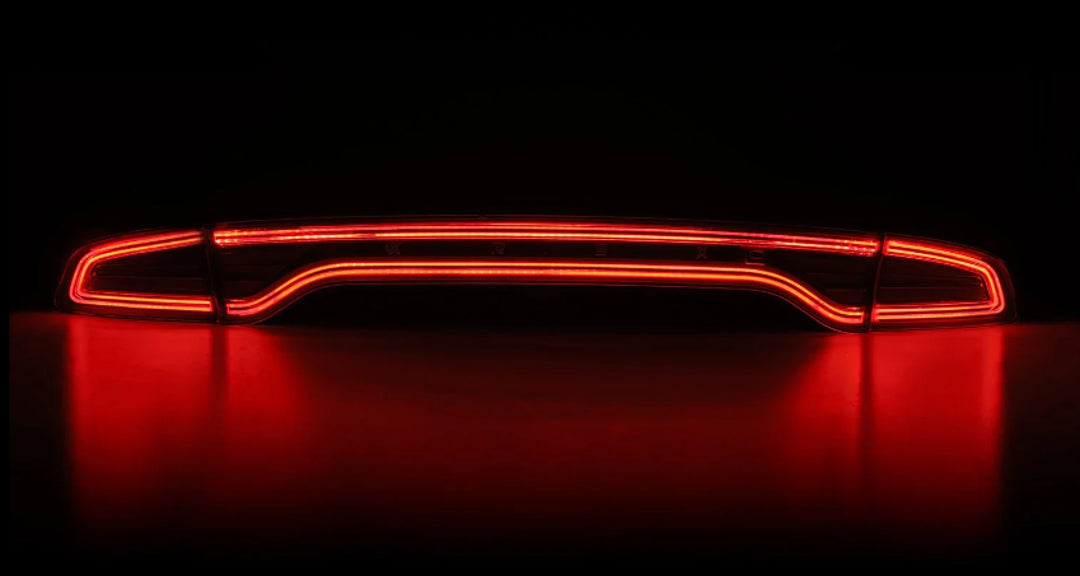 2015-23 Dodge Charger MKII NOVA-Series Prismatic LED Tail Lights Chrome