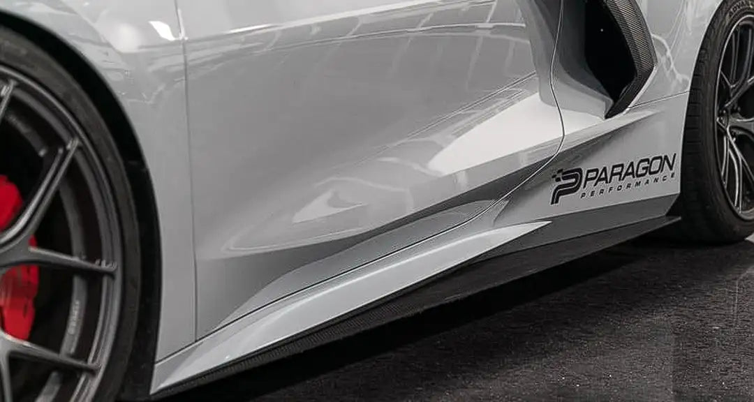 Carbon Polyweave Side Splitter Kit - C8 Corvette