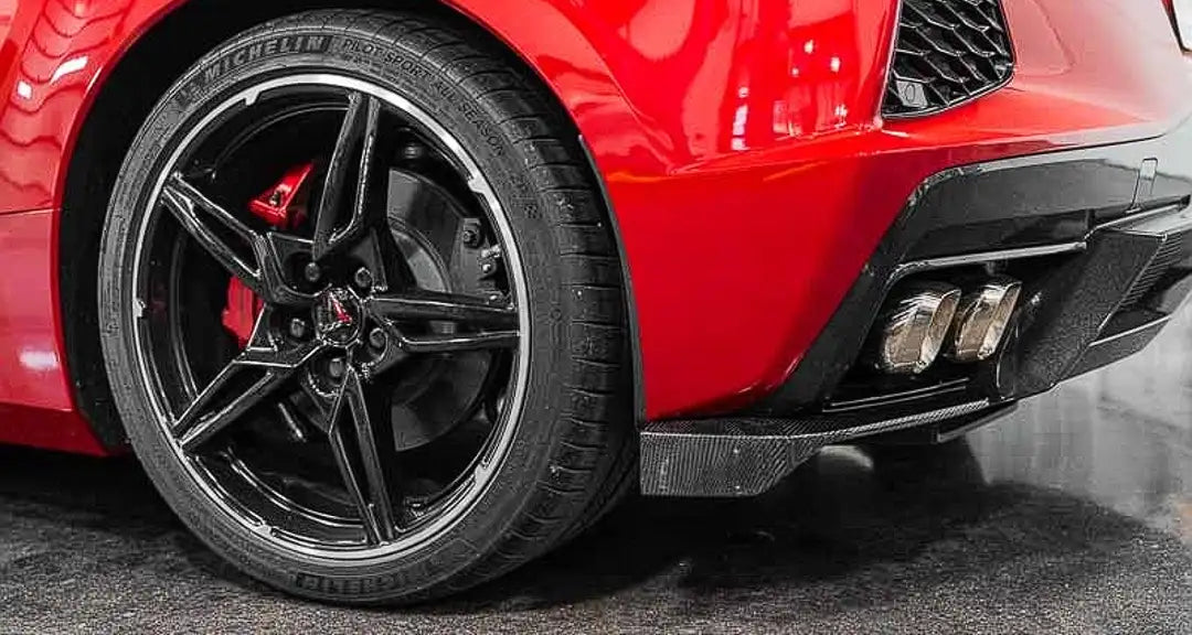 C8 Corvette Carbon Fiber Rear Spats