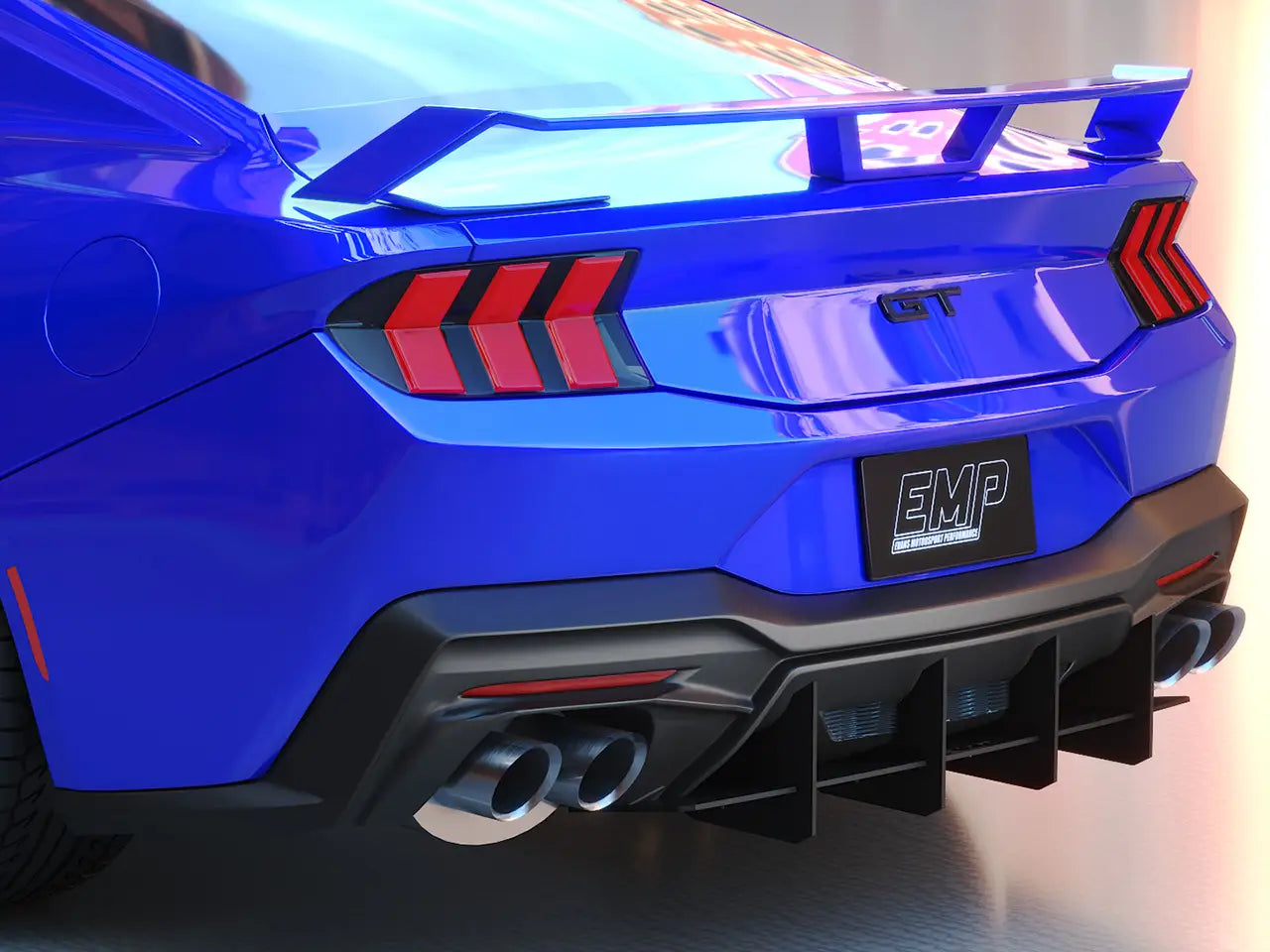 2024+ S650 Mustang EMP Rear Diffuser V2 CENTER SECTION ONLY