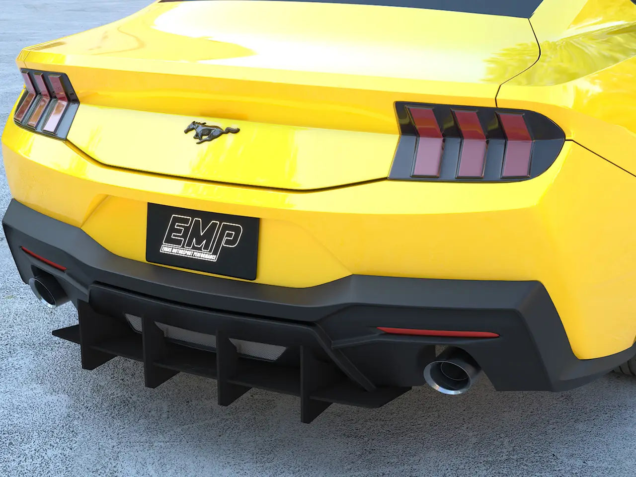 2024+ S650 Mustang EMP Rear Diffuser V2 CENTER SECTION ONLY