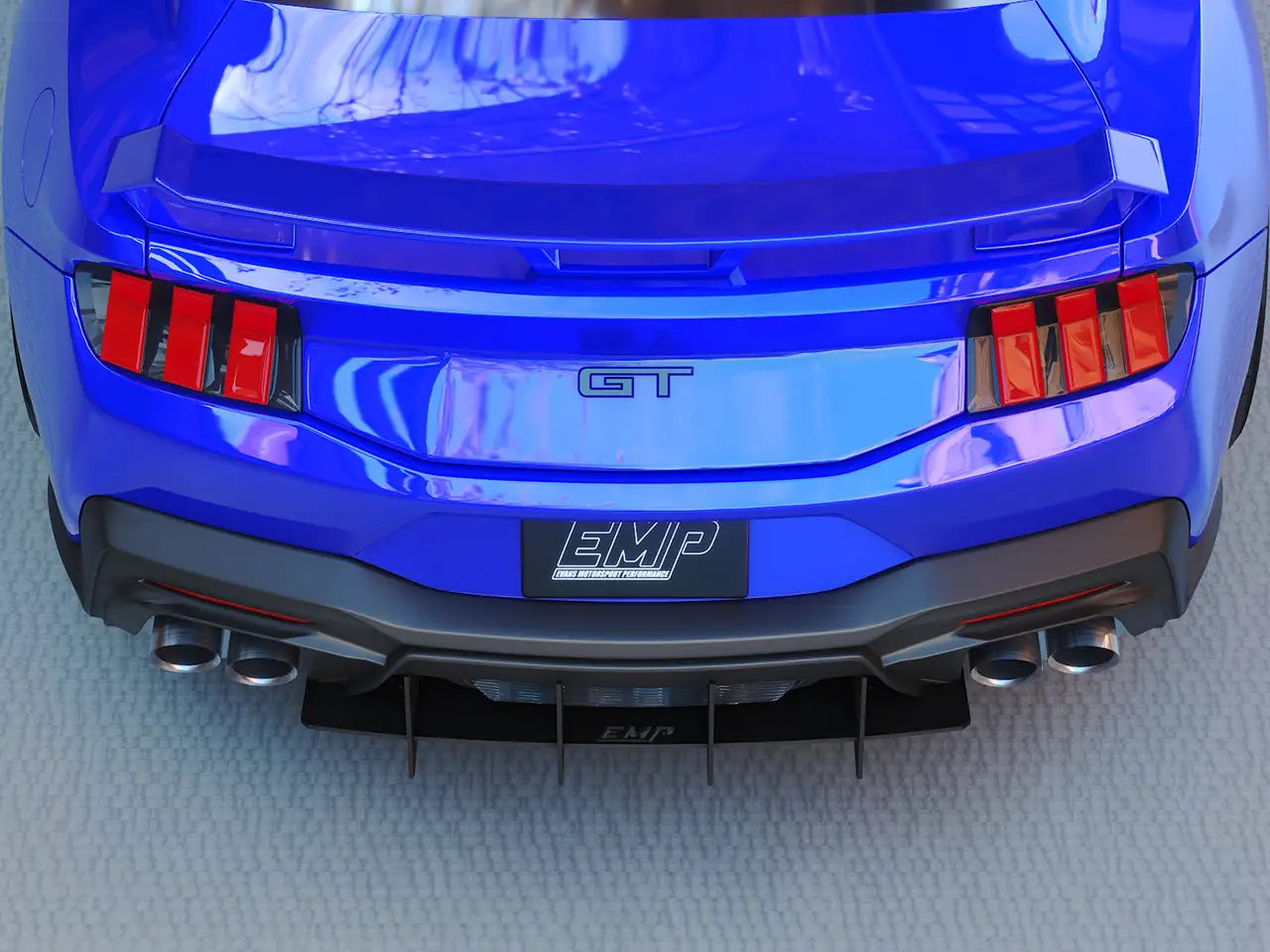 2024+ S650 Mustang EMP Rear Diffuser V2 CENTER SECTION ONLY