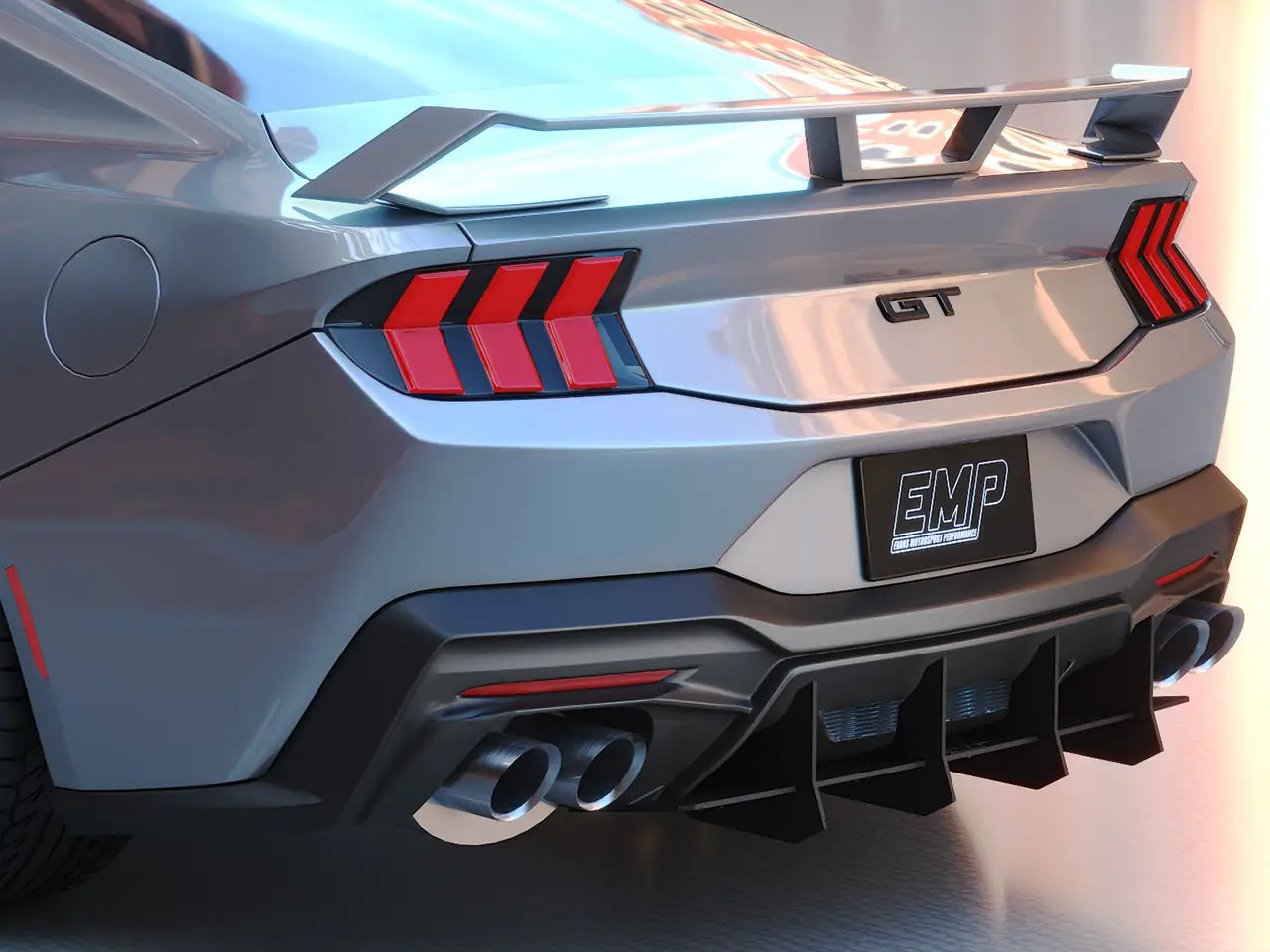 2024+ S650 Mustang EMP Rear Diffuser V3 CENTER SECTION ONLY