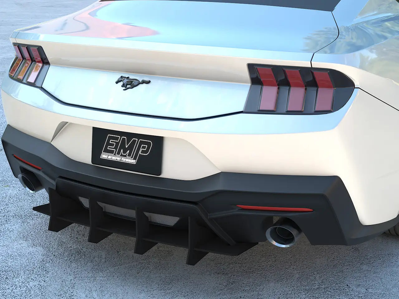 2024+ S650 Mustang EMP Rear Diffuser V3 CENTER SECTION ONLY