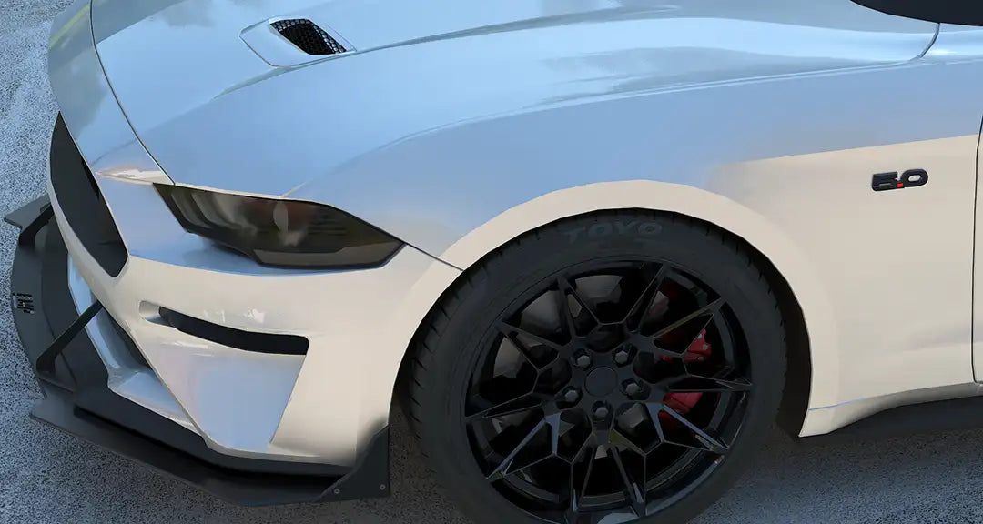 2018-23 S550 Mustang EMP HDPE Front Air Splitter w/ or w/o Wings
