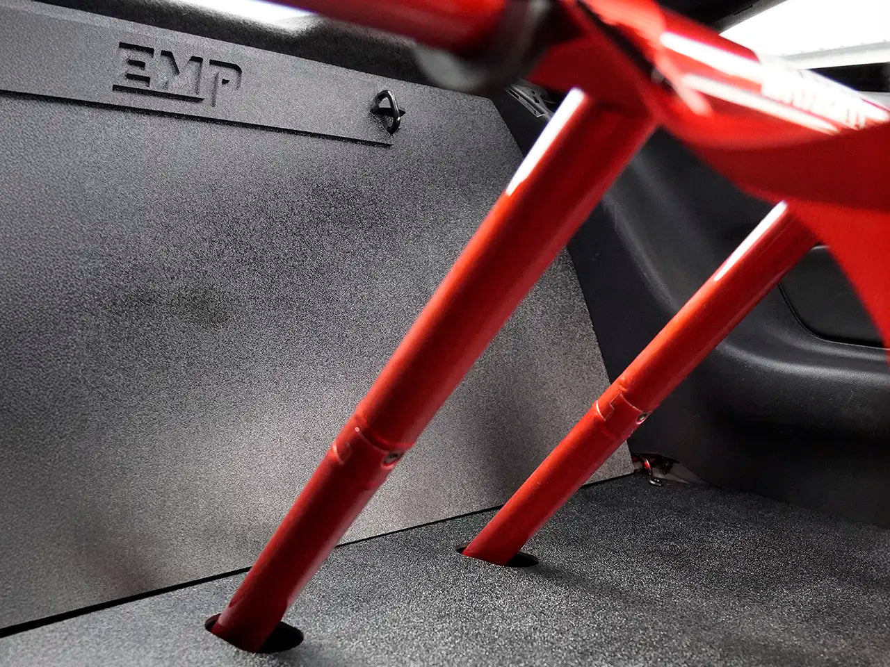 2015-23 S550 Mustang EMP Rear Seat Delete for BRAUM Harness Bar