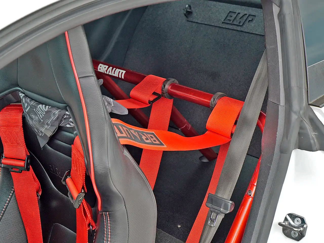 2015-23 S550 Mustang EMP Rear Seat Delete for BRAUM Harness Bar