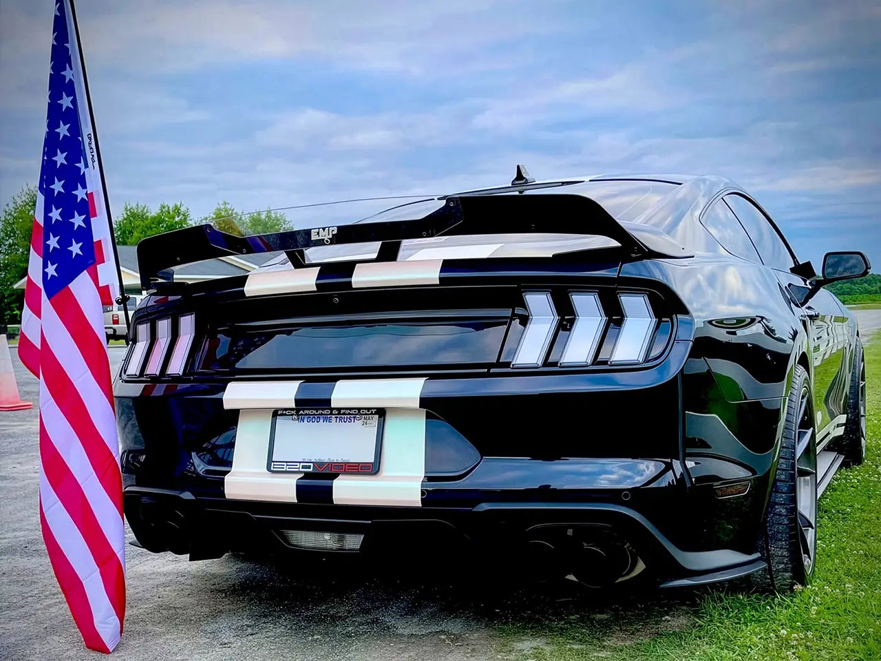 2015-23 S550 Mustang EMP PP1 Aluminum Wicker Bill Add-On