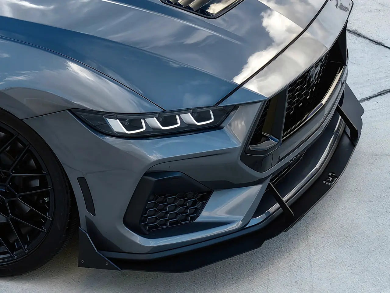 2024+ S650 Mustang EMP Front Air Splitter w/ or w/o Wings
