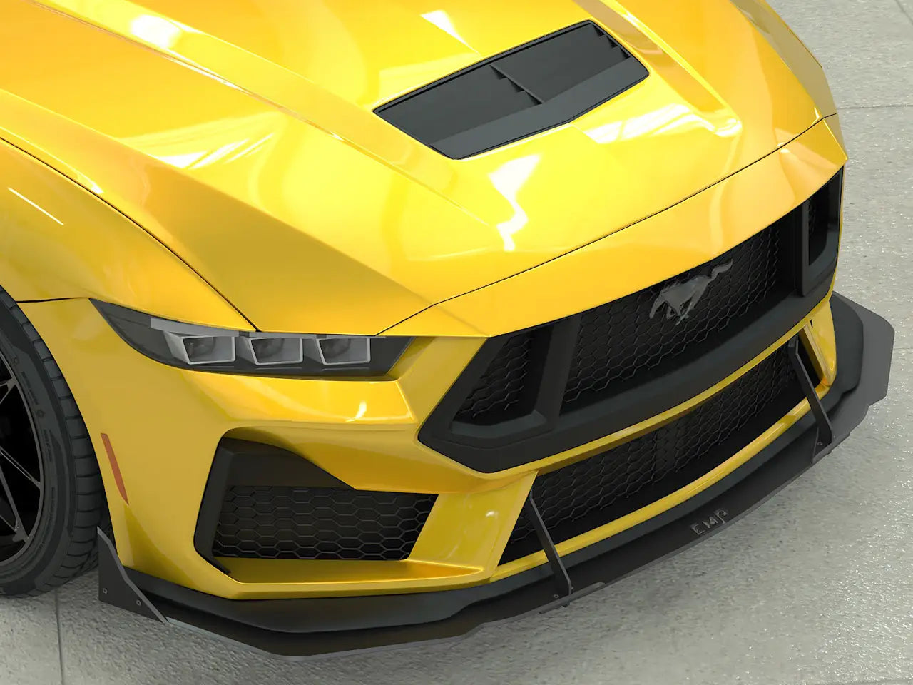 2024+ S650 Mustang EMP Front Air Splitter w/ or w/o Wings