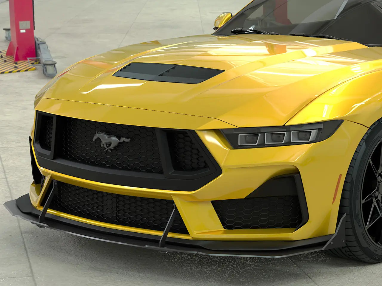 2024+ S650 Mustang EMP Front Air Splitter w/ or w/o Wings
