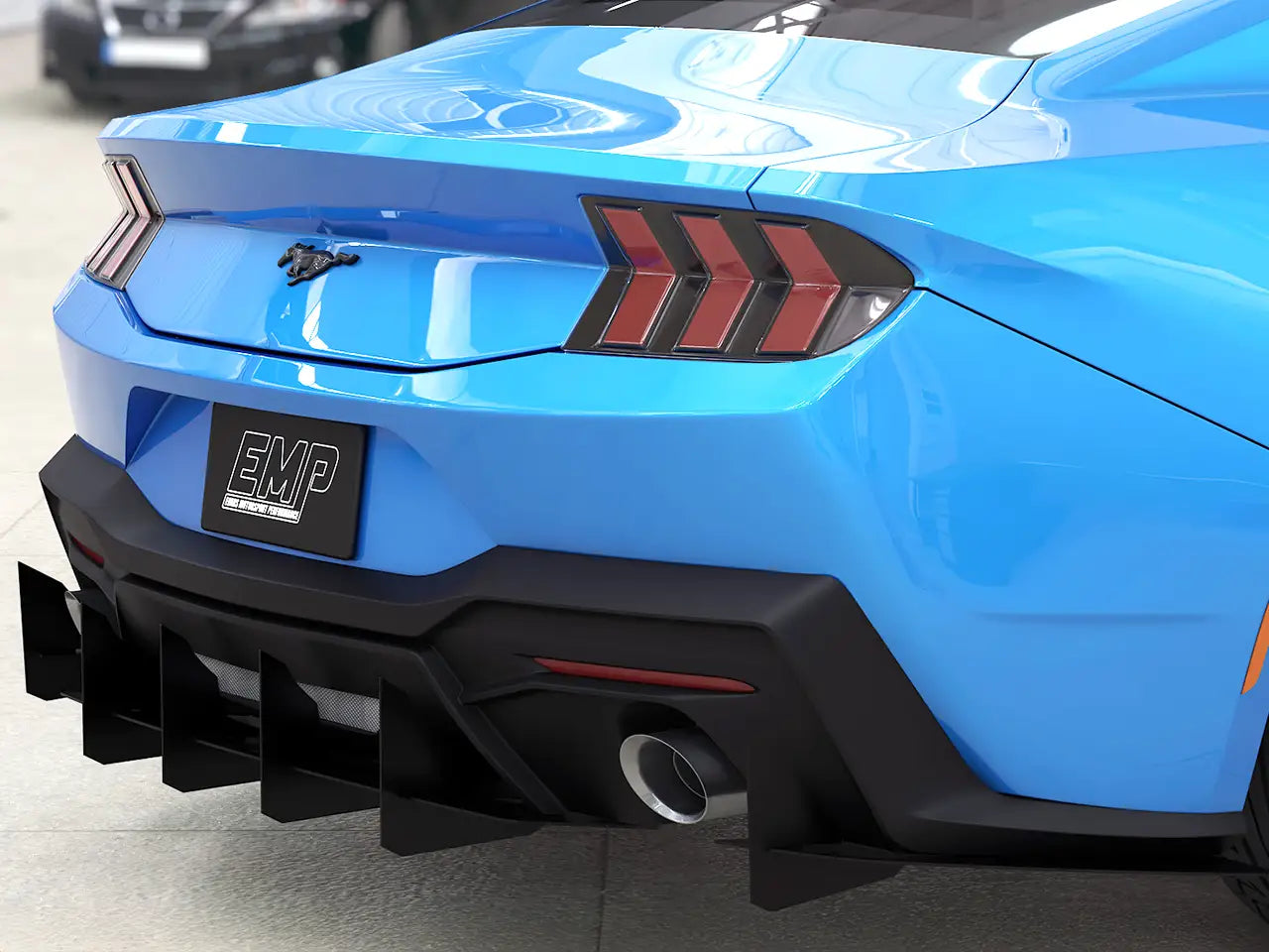 2024+ S650 Mustang EMP Aluminum Rear Diffuser V2