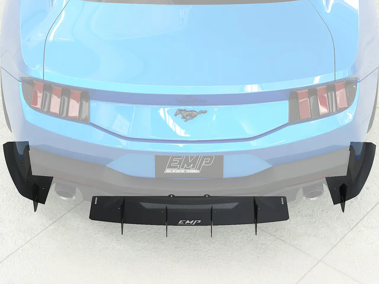 2024+ S650 Mustang EMP Aluminum Rear Diffuser V2