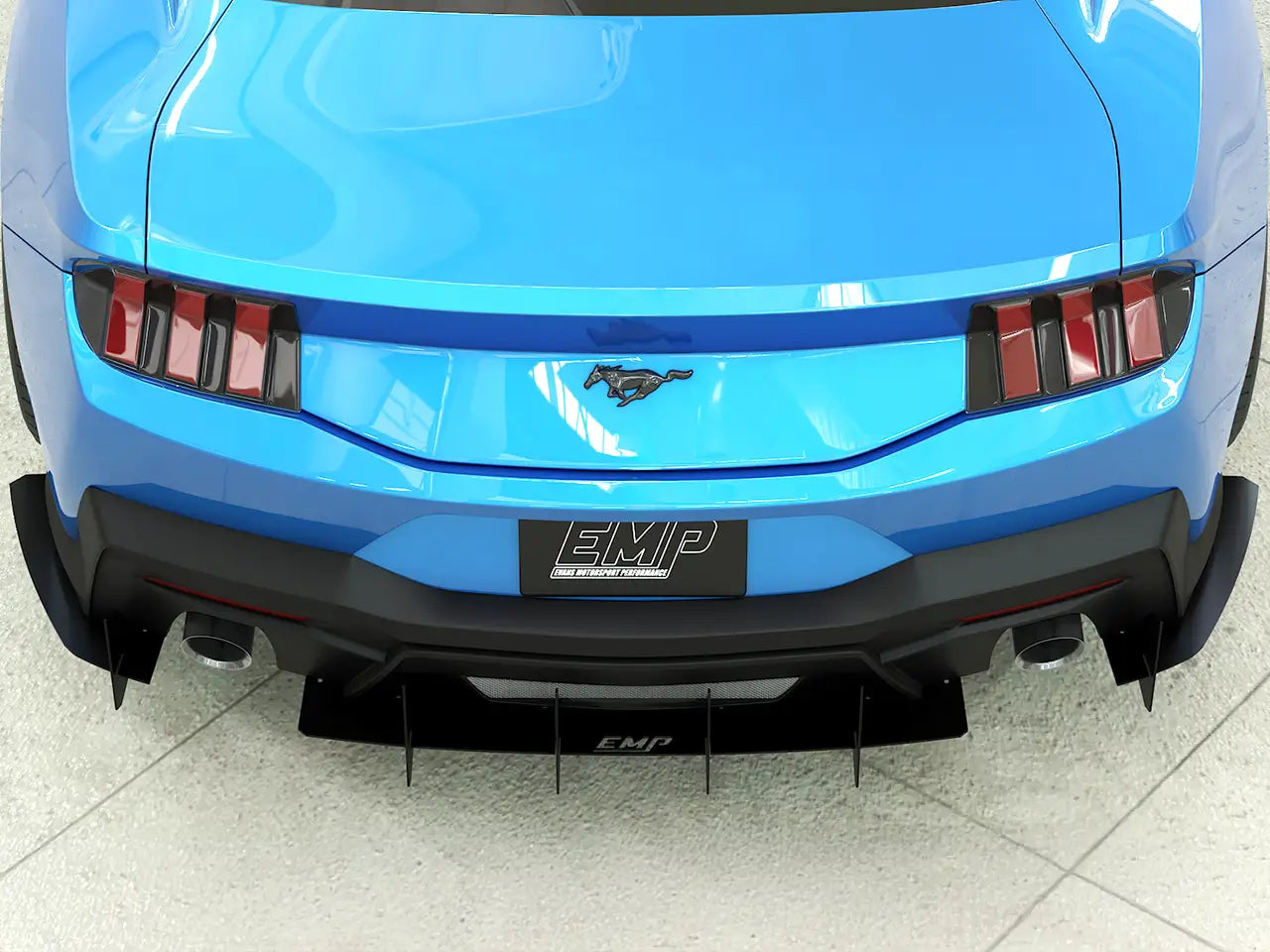 2024+ S650 Mustang EMP Aluminum Rear Diffuser V2