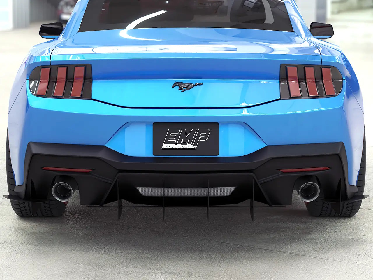 2024+ S650 Mustang EMP Aluminum Rear Diffuser V2