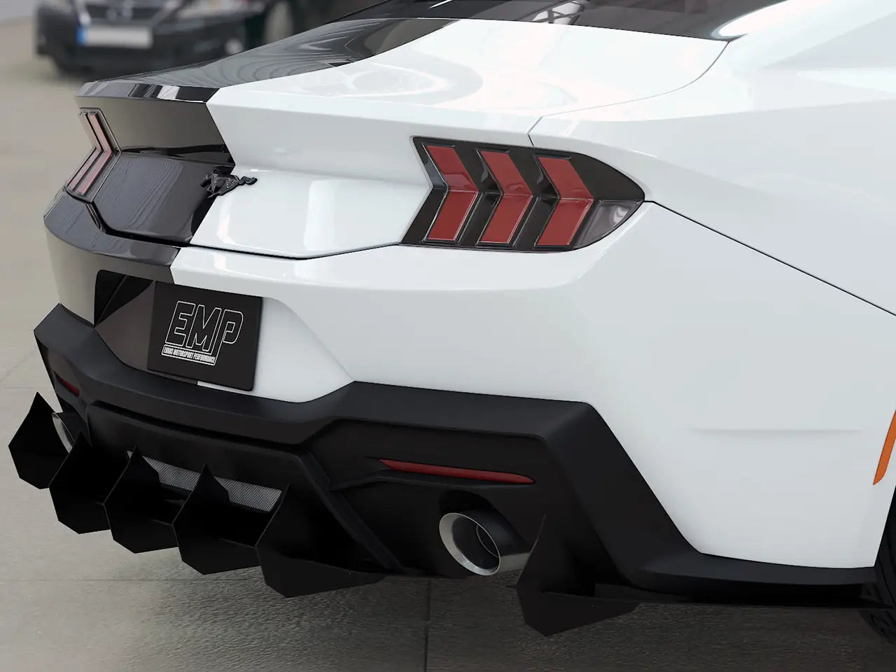 2024+ S650 Mustang EMP Aluminum Rear Diffuser V1