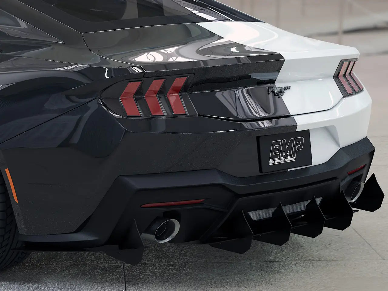 2024+ S650 Mustang EMP Aluminum Rear Diffuser V1