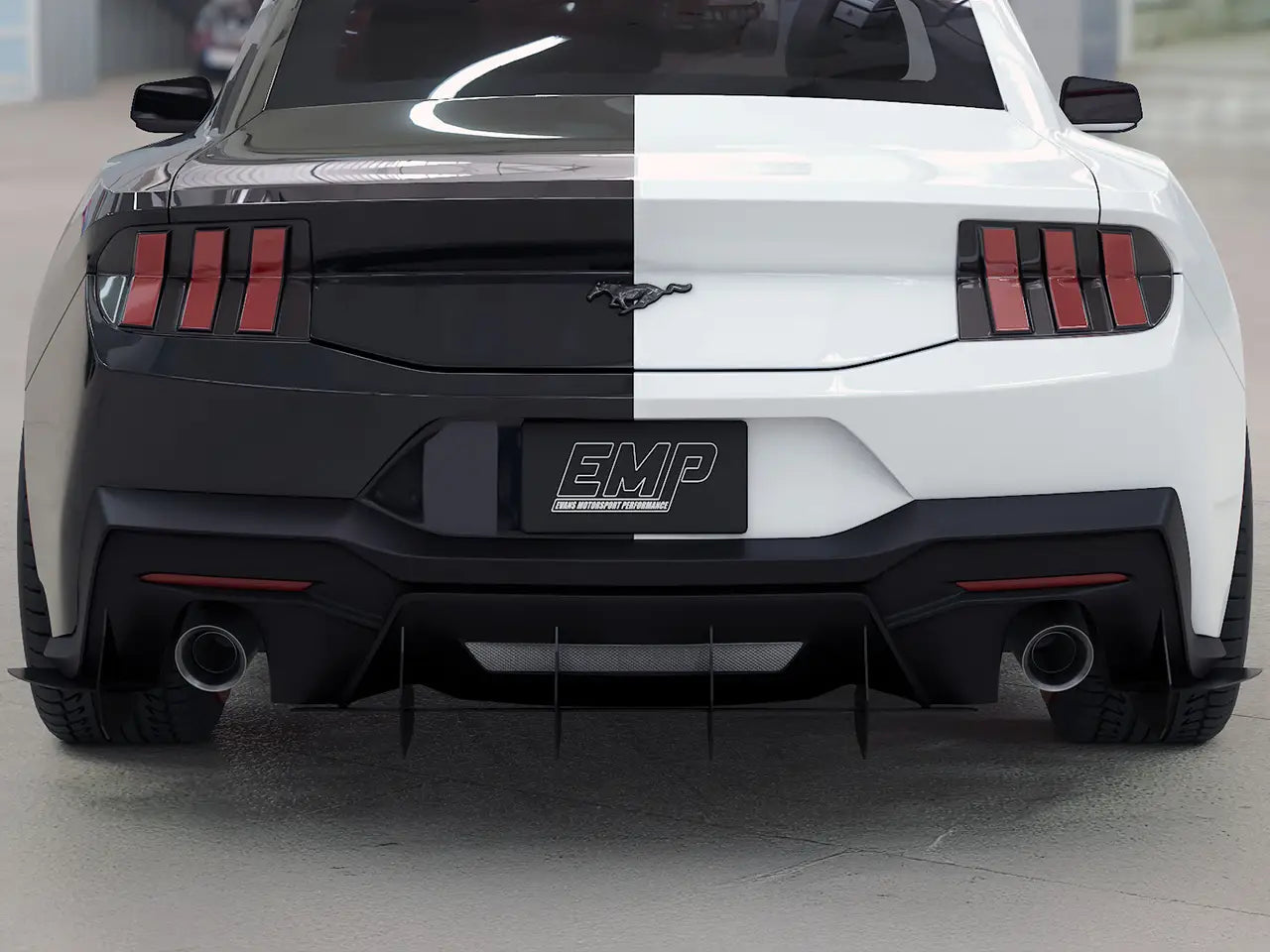 2024+ S650 Mustang EMP Aluminum Rear Diffuser V1