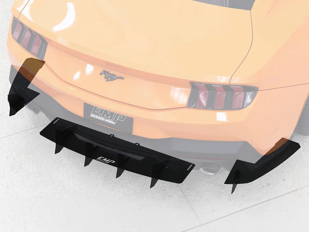 2024+ S650 Mustang EMP Aluminum Rear Diffuser V3