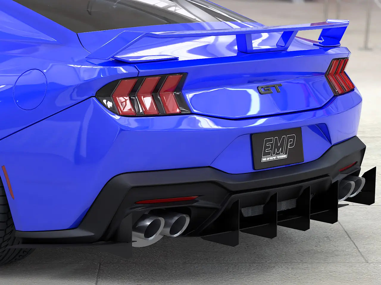 2024+ S650 Mustang EMP Aluminum Rear Diffuser V2