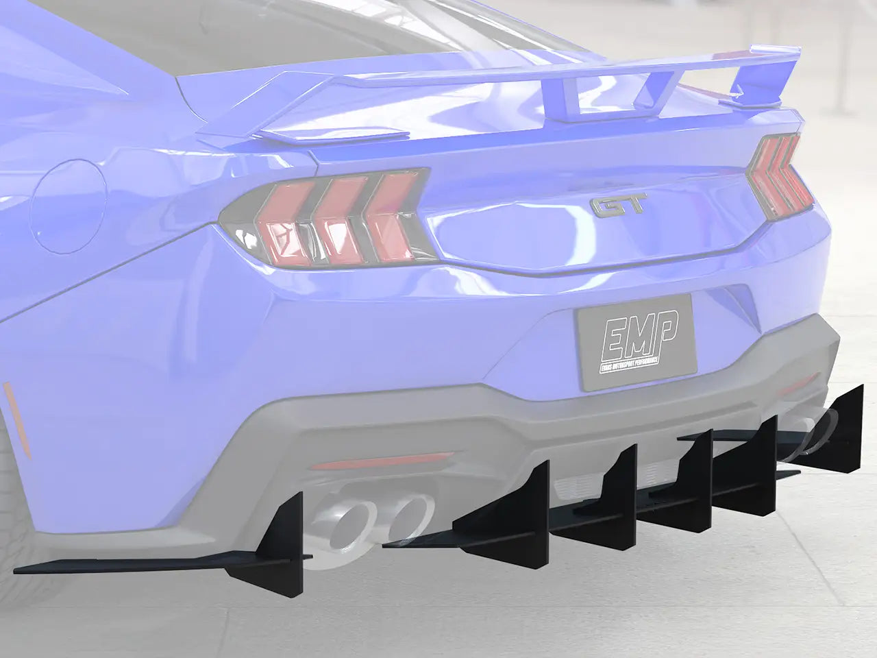 2024+ S650 Mustang EMP Aluminum Rear Diffuser V2
