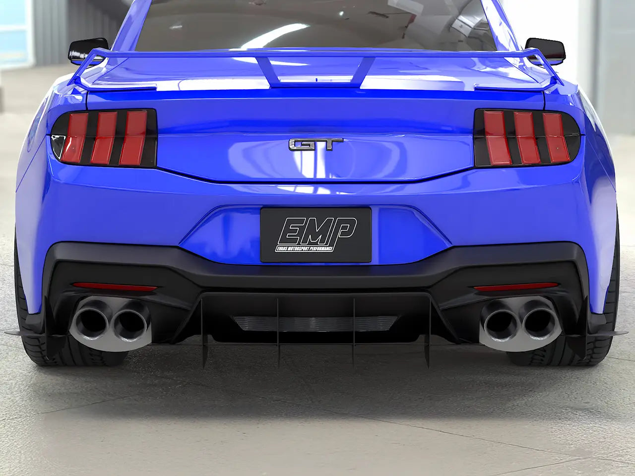 2024+ S650 Mustang EMP Aluminum Rear Diffuser V2