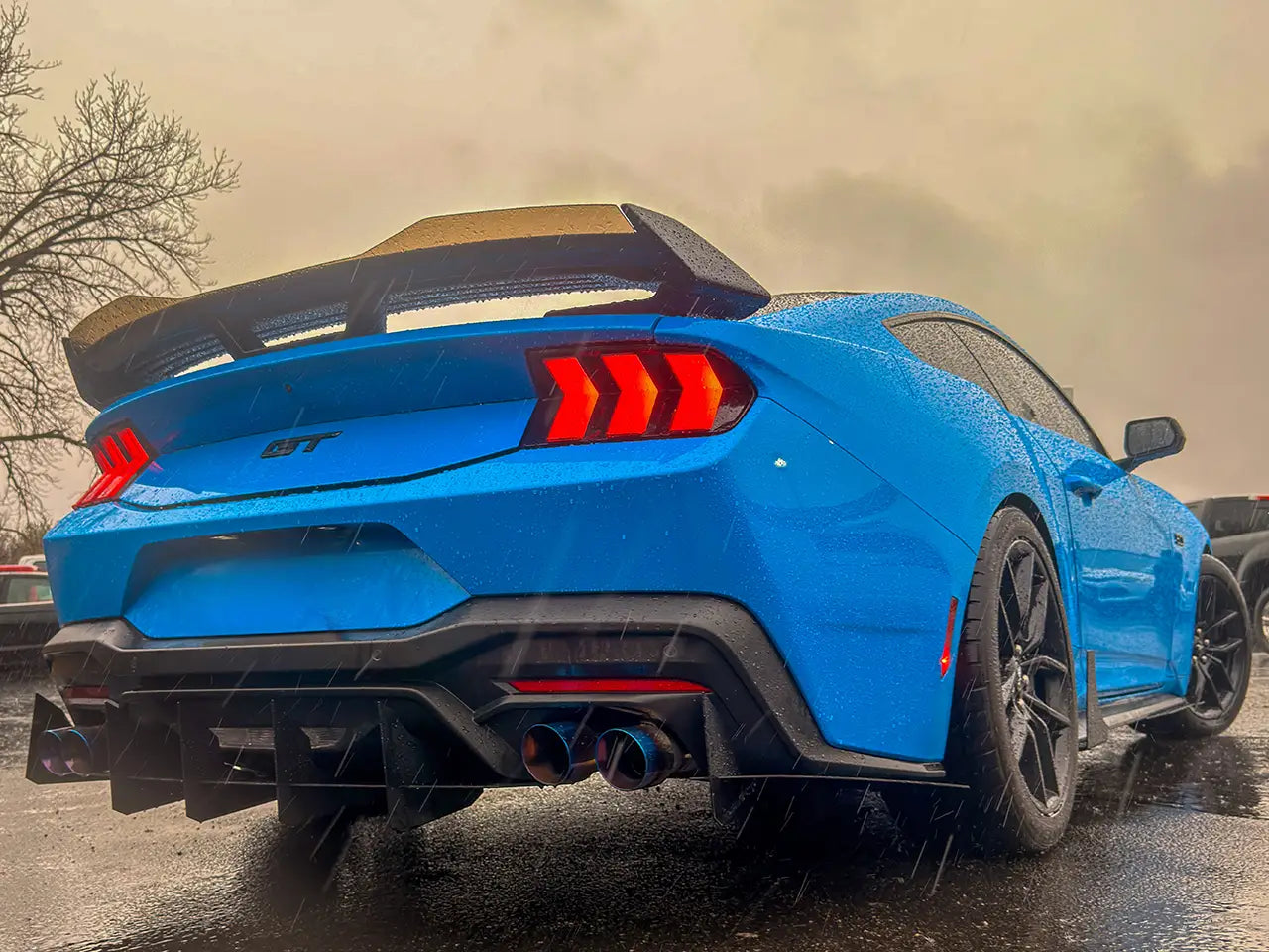 2024+ S650 Mustang EMP Aluminum Rear Diffuser V2