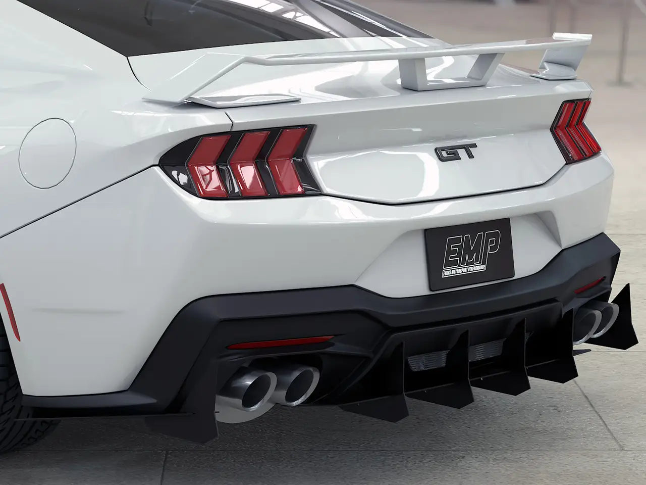 2024+ S650 Mustang EMP Aluminum Rear Diffuser V3