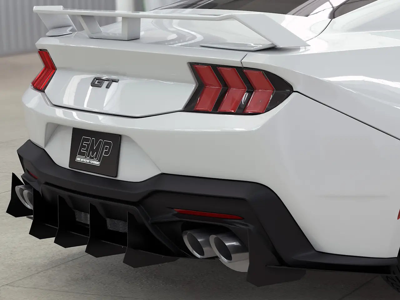 2024+ S650 Mustang EMP Aluminum Rear Diffuser V3