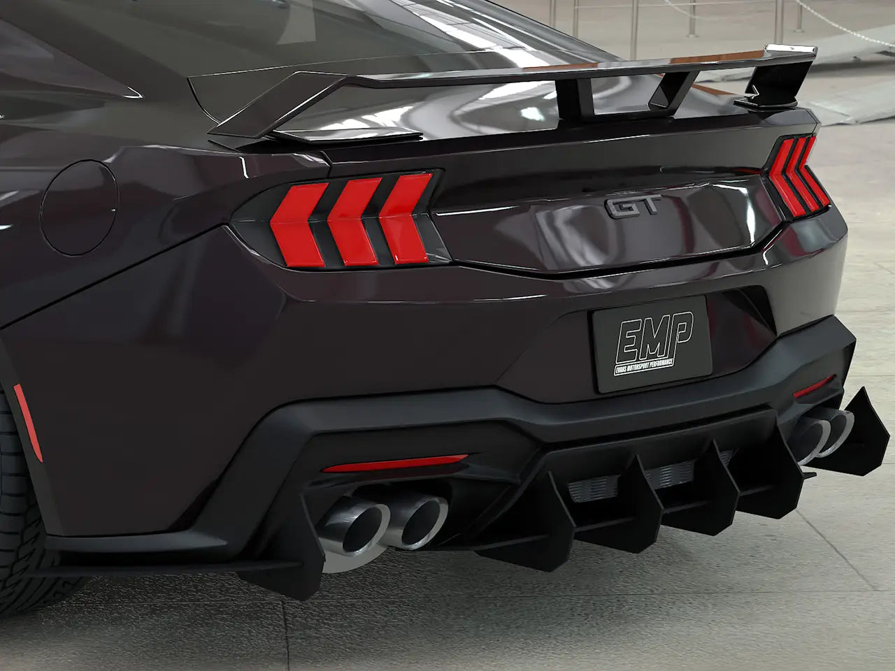 2024+ S650 Mustang EMP Rear Diffuser V1