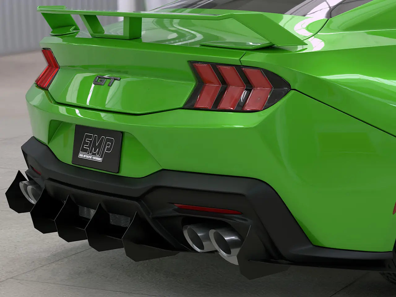 2024+ S650 Mustang EMP Aluminum Rear Diffuser V1