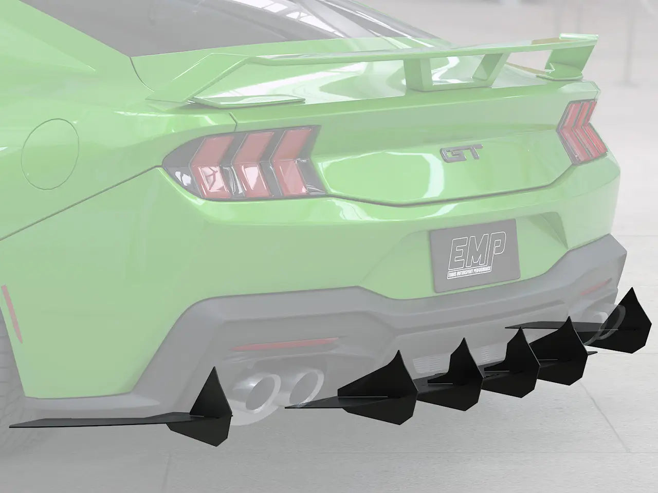 2024+ S650 Mustang EMP Aluminum Rear Diffuser V1