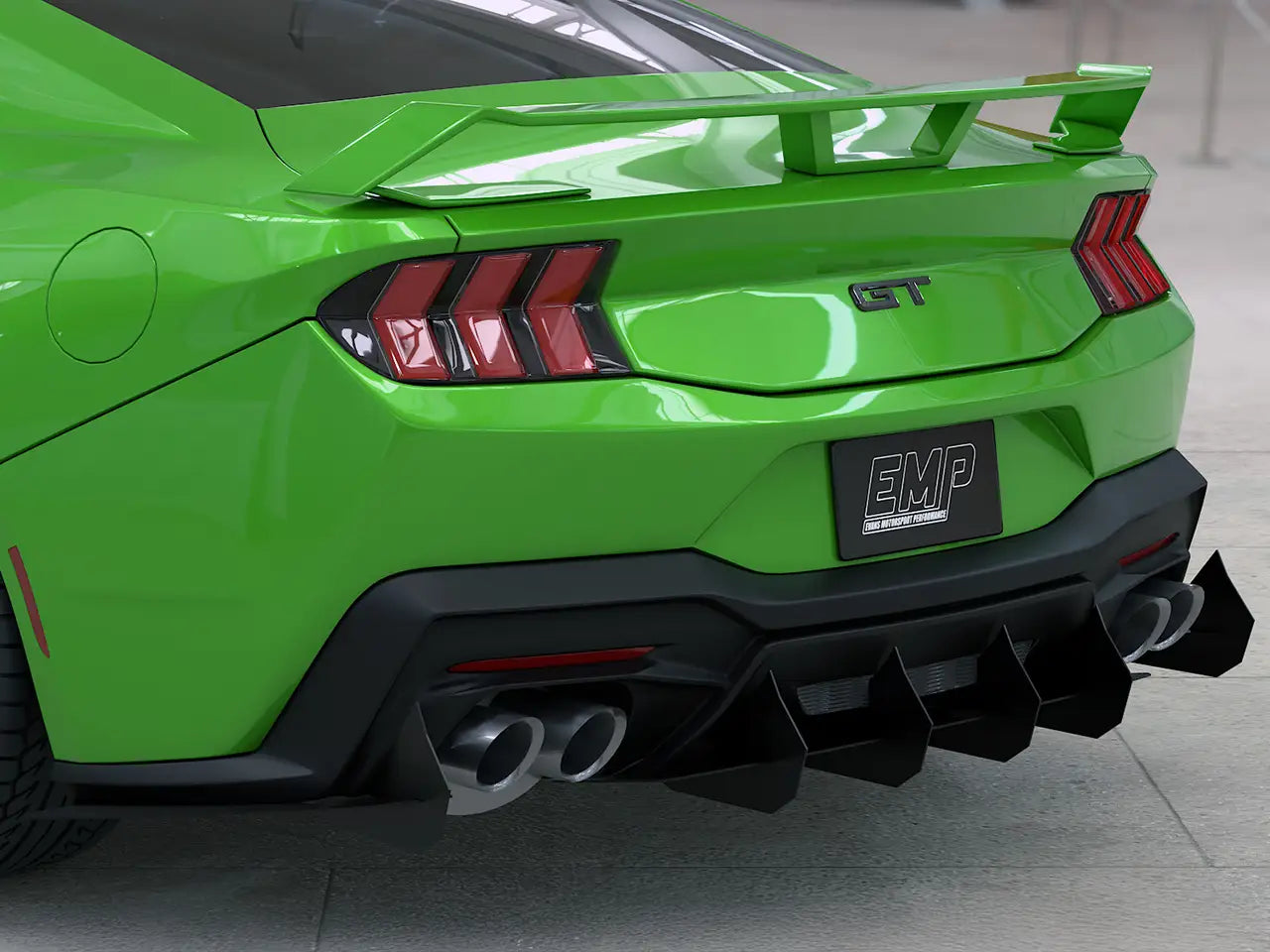 2024+ S650 Mustang EMP Aluminum Rear Diffuser V1