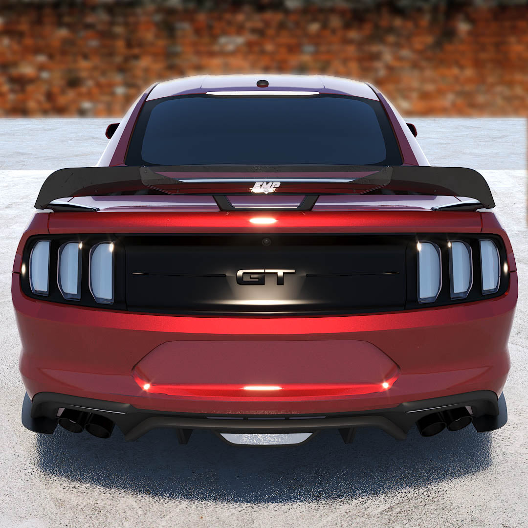 2015-23 S550 Mustang EMP Aluminum Rear Rocker Splitters